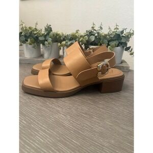 Aerosoles Dantay slingback sandal in beige bisque faux soft leather size 12 W